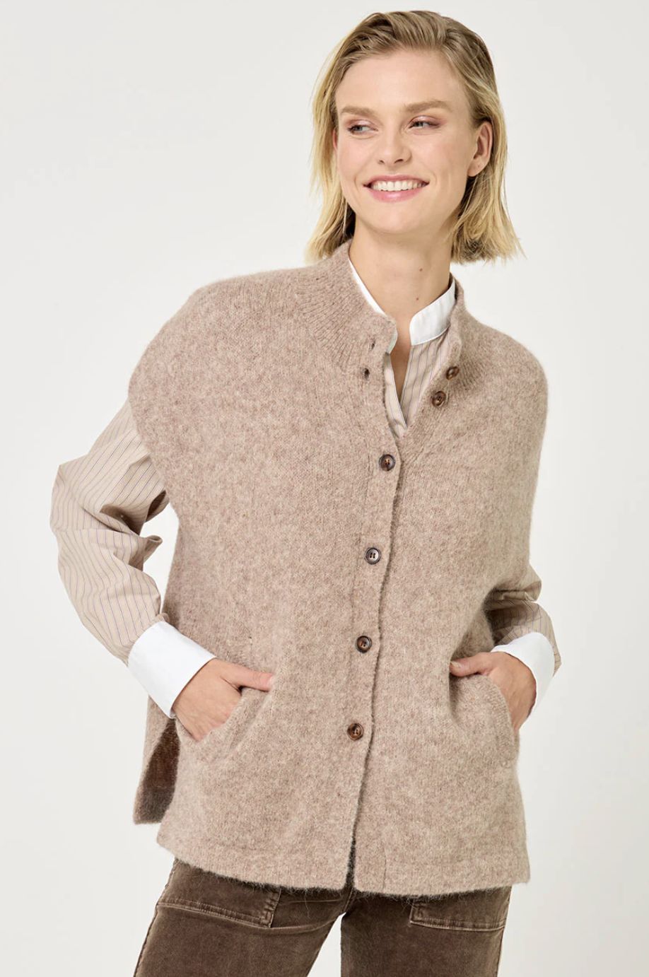 Five Button Front Vest