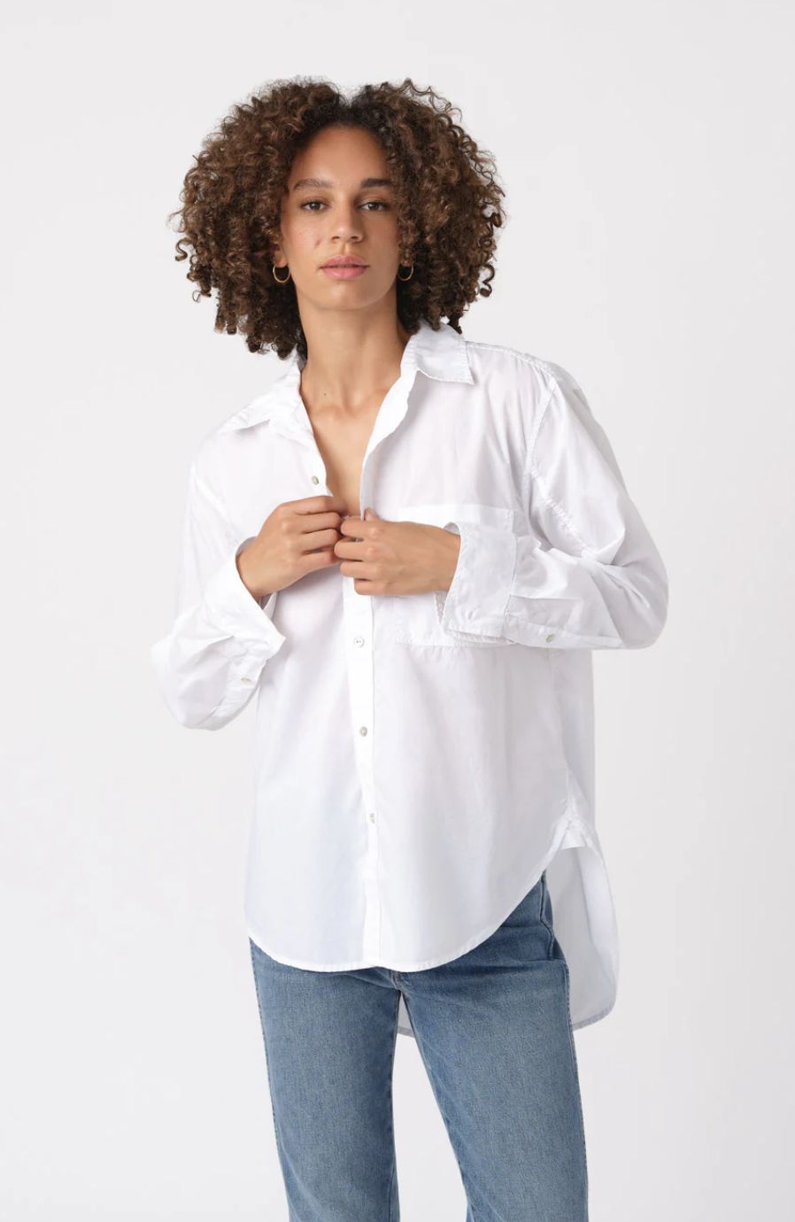 AMO Ruth Oversized Shirt in White