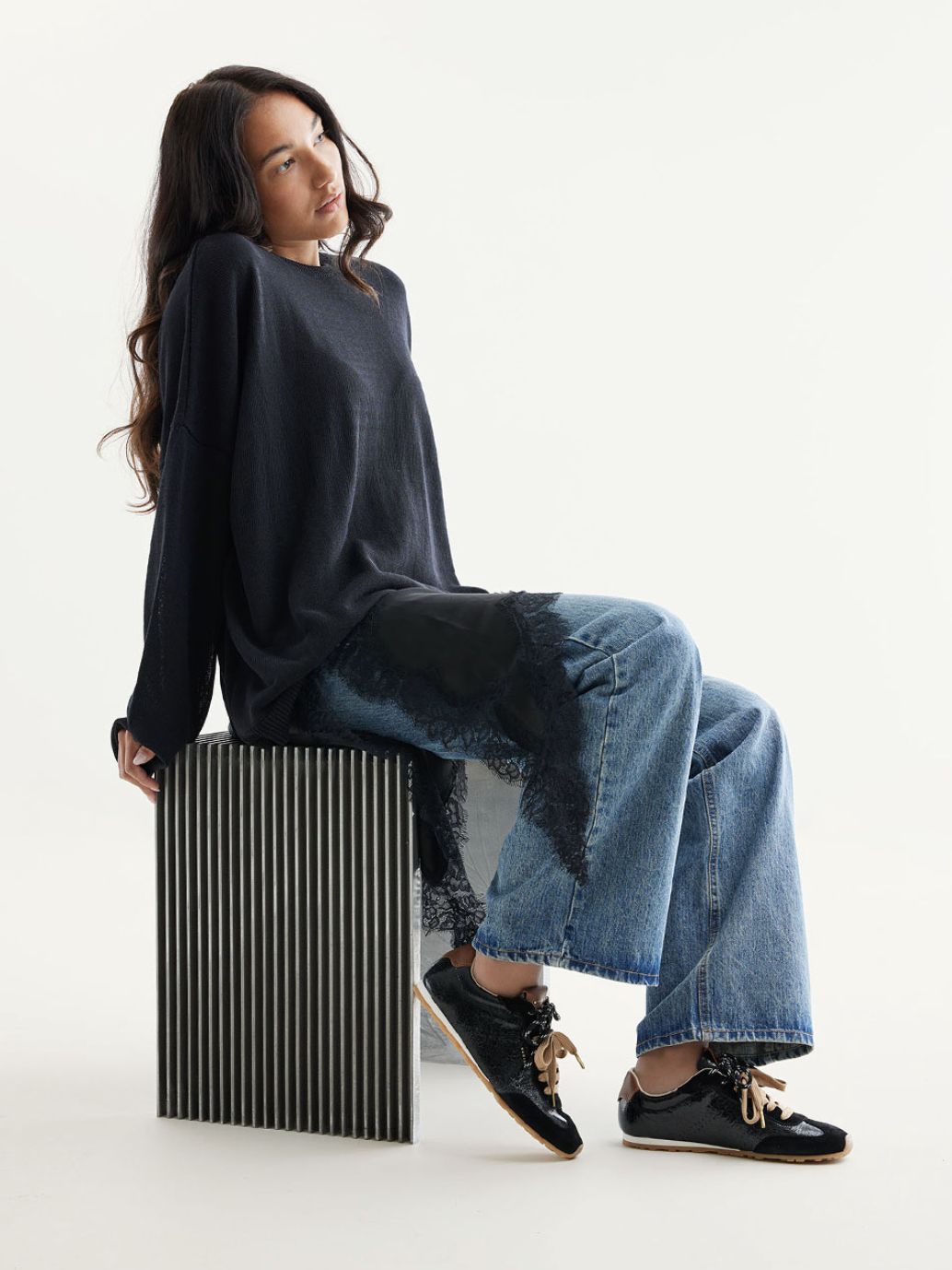 Nubikk Billy Lou Sneaker in Black