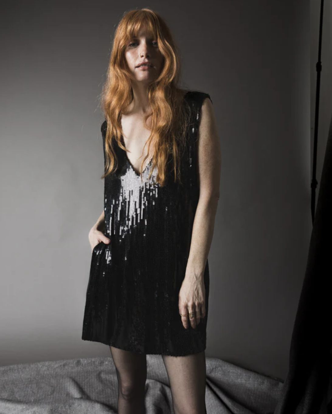 Ripley Rader Sequin Party Dress