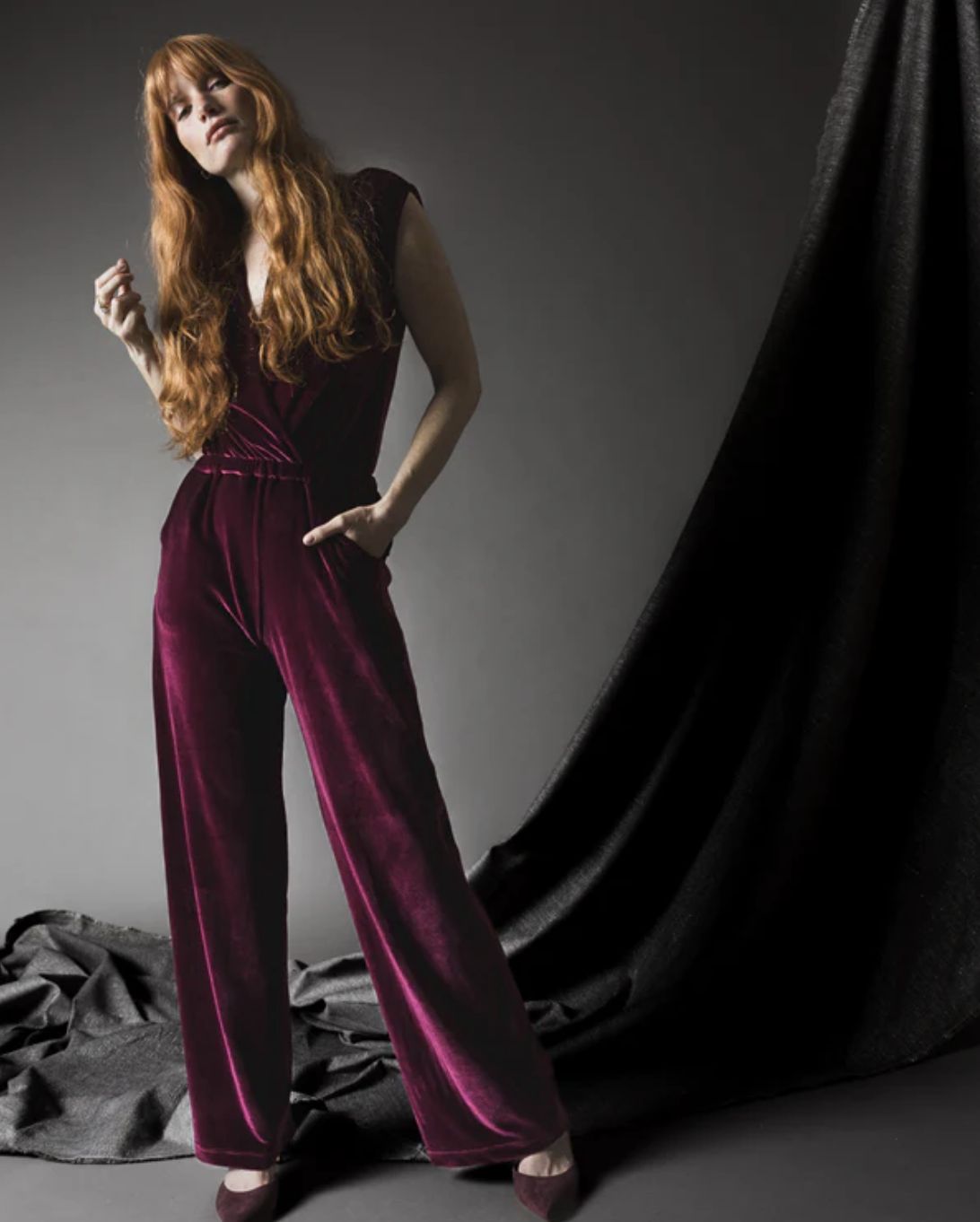 Ripley Rader Velvet Classic Jumpsuit