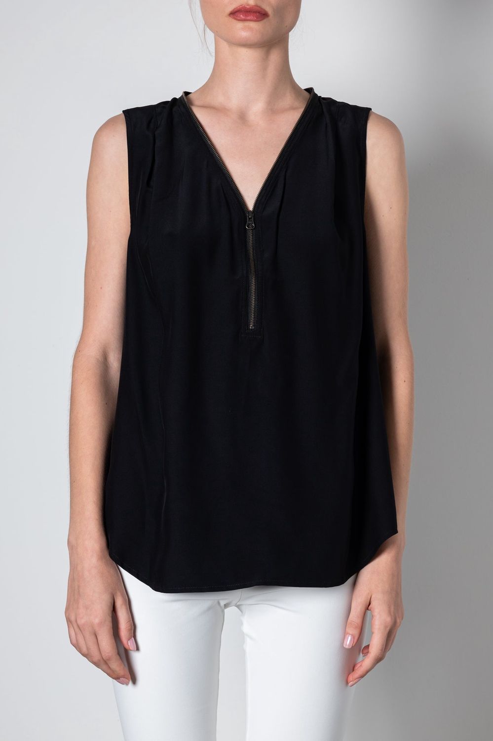 Elaine Kim Umberta Shell Top, Color: Black, Size: XS