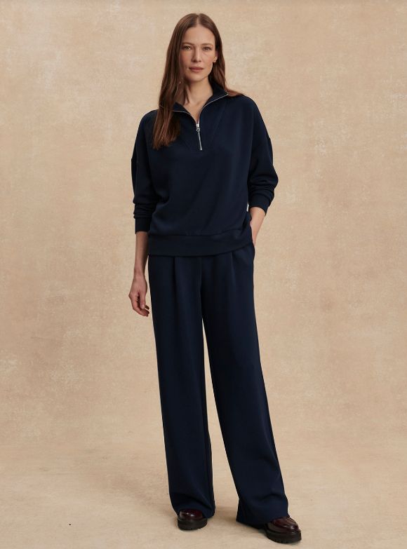 Varley The Extra Wide Leg Pant 29.5&quot;, Color: Navy, Size: XXS