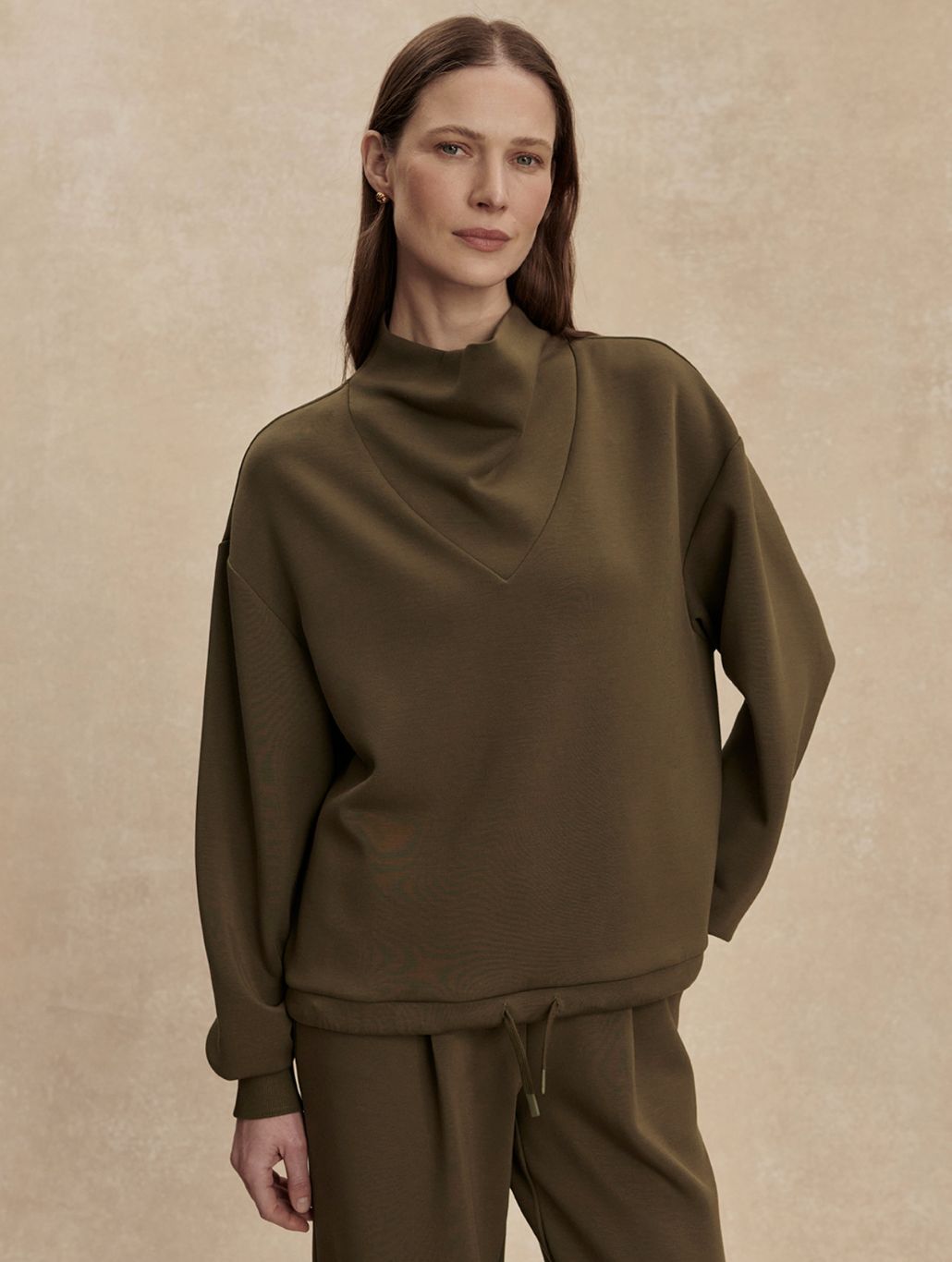 Varley Betsy Sweatshirt Military Olive