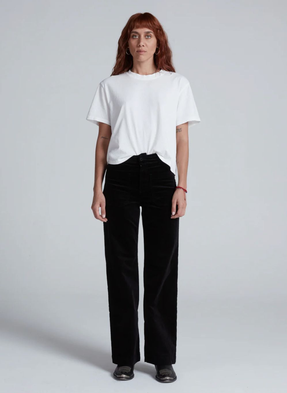 ASKK NY Sailor Black Velvet Pant