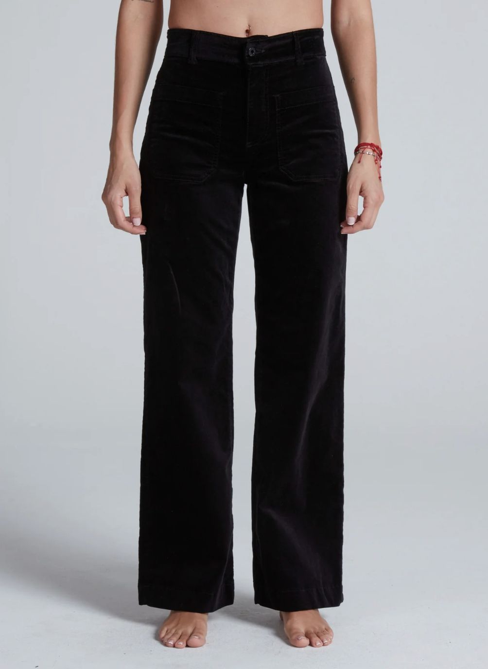 ASKK NY Sailor Black Velvet Pant