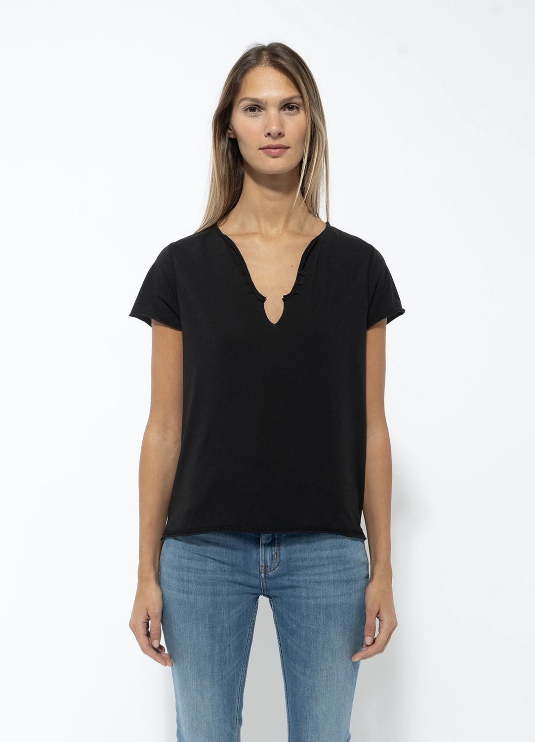 Zadig &amp; Voltaire Tuni Wings Strass Tee, Color: Noir, Size: XS