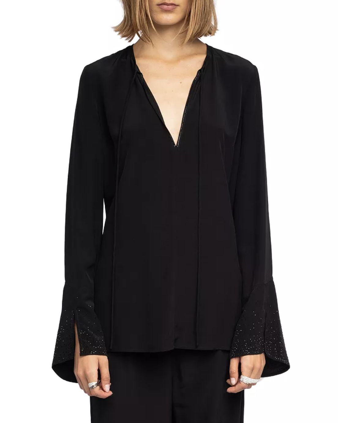 Zadig &amp; Voltaire Turi Soft Strass Blouse