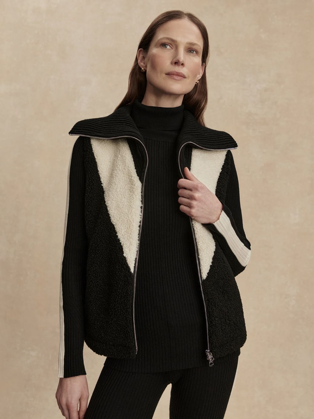 Varley Caspian Sherpa Vest