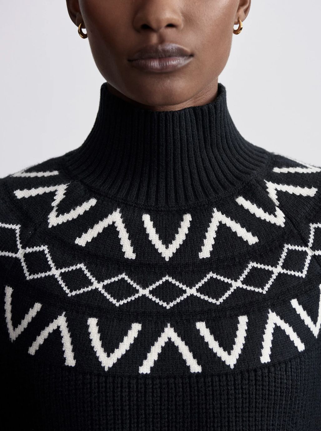 Varley Marcie Fairisle Yolk Sweater