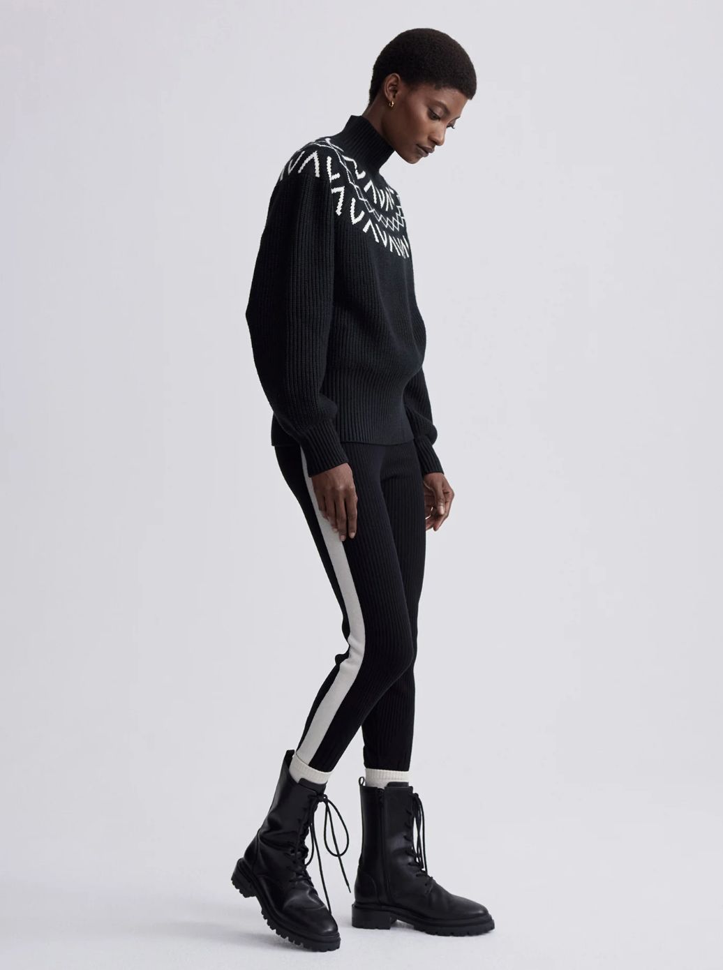 Varley Marcie Fairisle Yolk Sweater