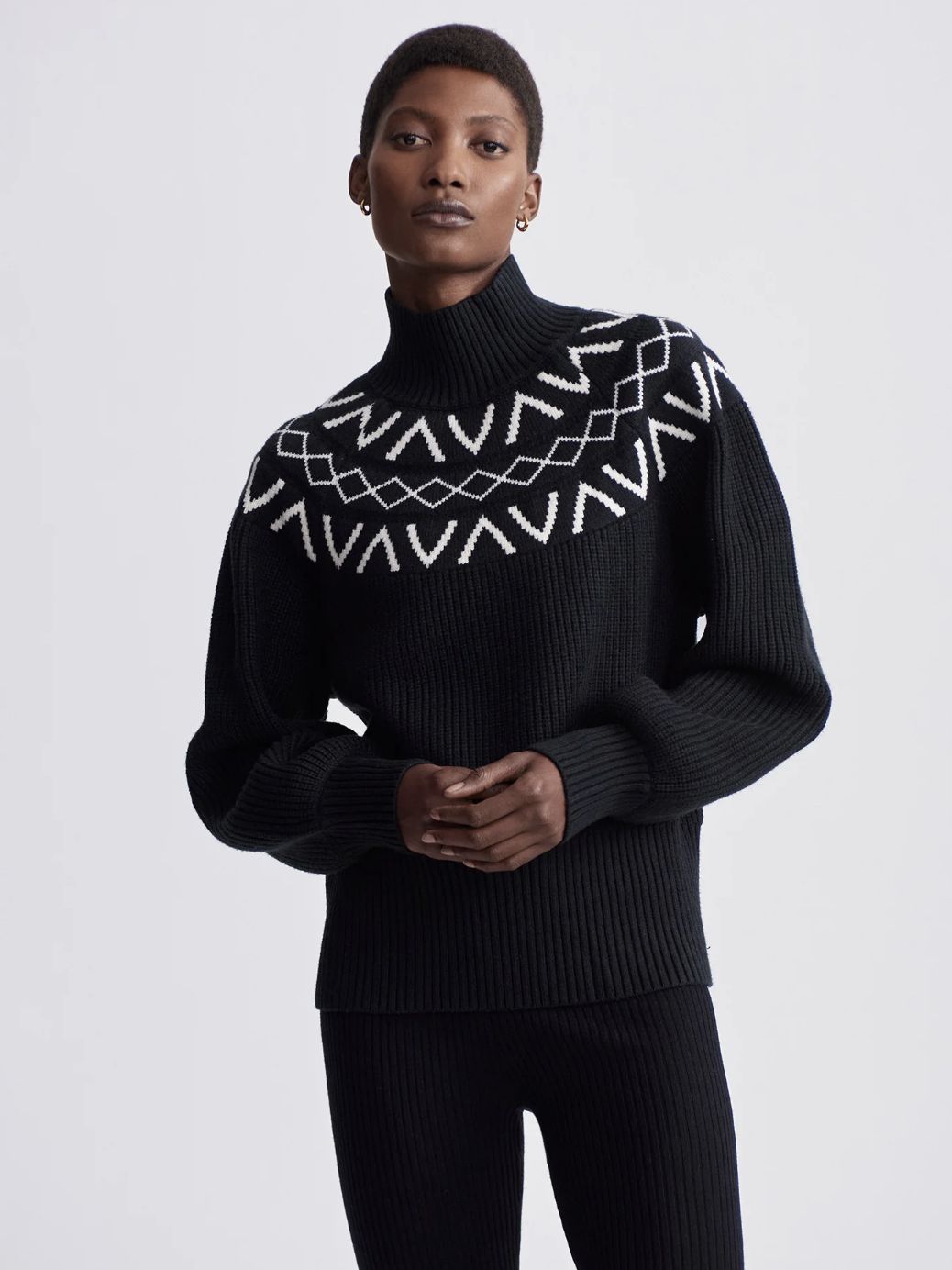 Varley Marcie Fairisle Yolk Sweater