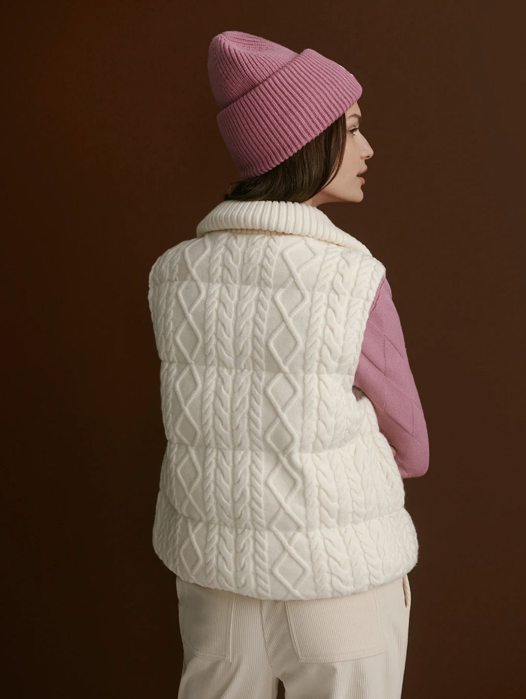 Varley Irina Cable Knit Vest