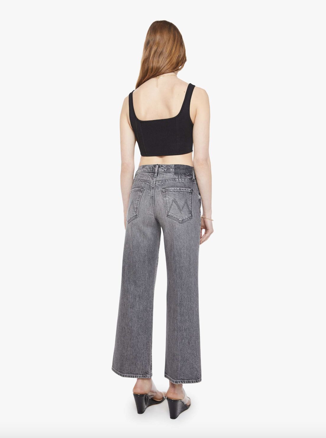 Mother Mid Rise Maven Ankle Jean in Magpie