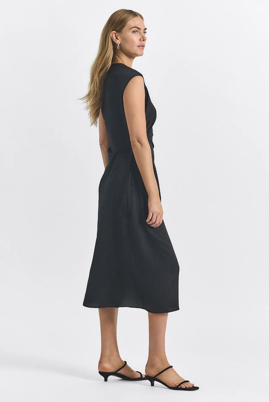 Derek Lam Adelita Lattice Crepe Satin Dress