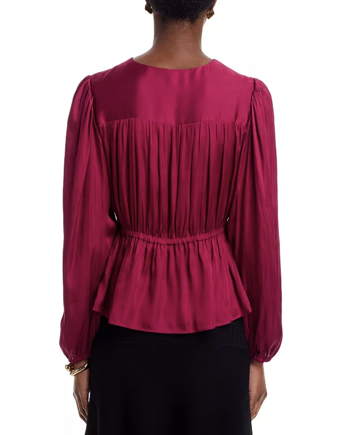 Derek Lam Esmeralda Satin Blouse