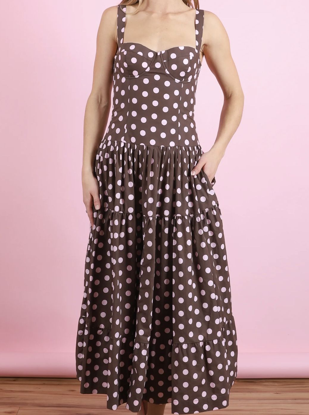 Cara Cara Santiago Midi Dress in Joelle Dot