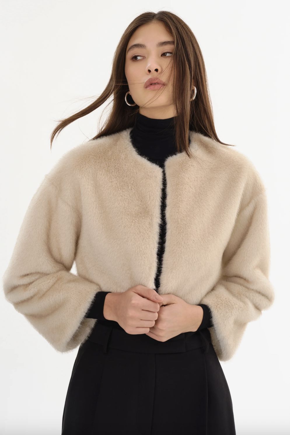 Lamarque Rowdie Faux Fur Jacket