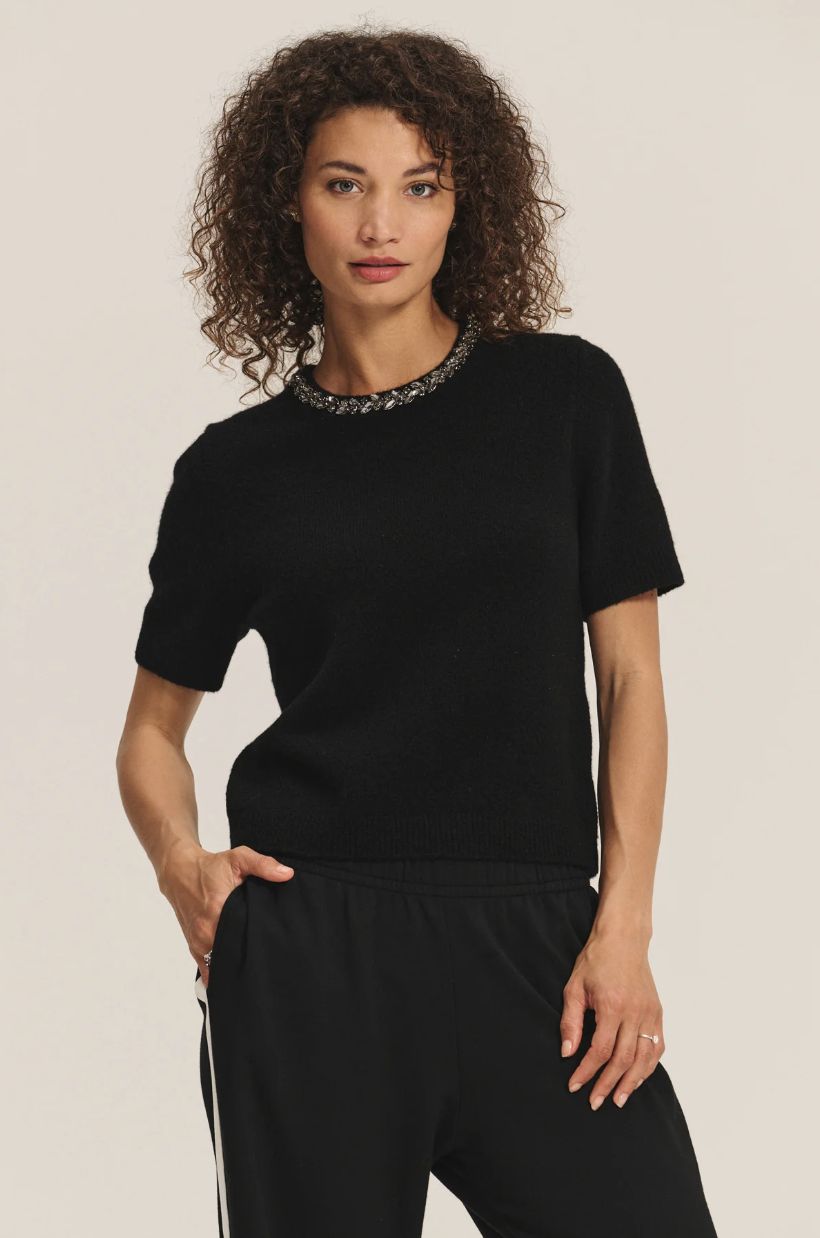 Velvet Briana Short Sleeve Sweater