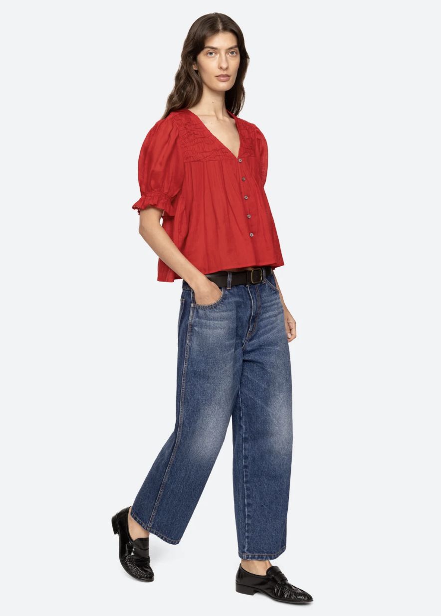 Sea-NY Imogen Short Sleeve Top