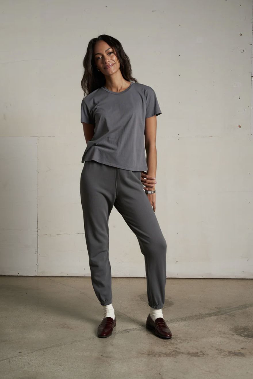 Perfect White Tee Harley Tee in Charcoal