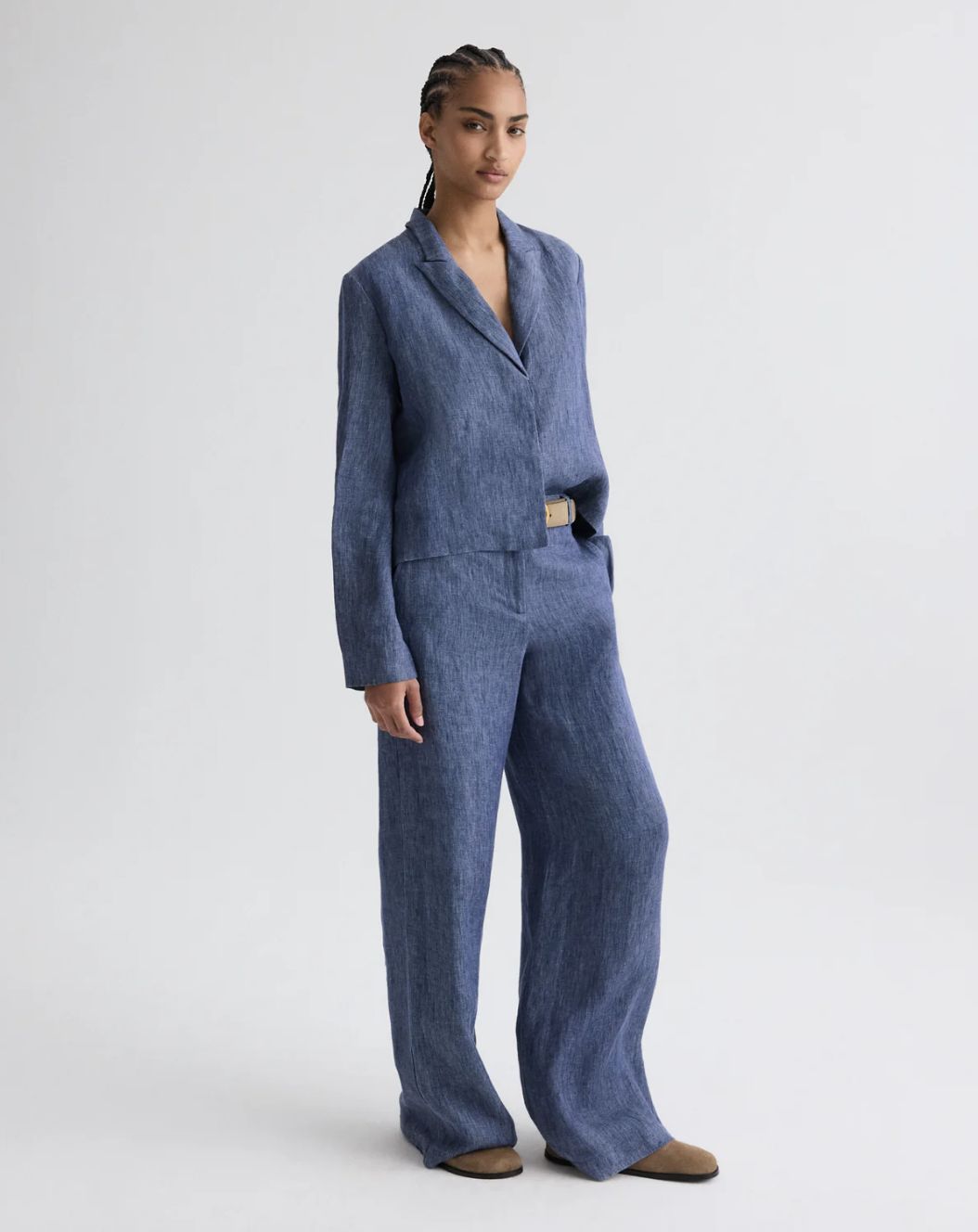 TWP Dylan Pant in Washed Hemp Denim