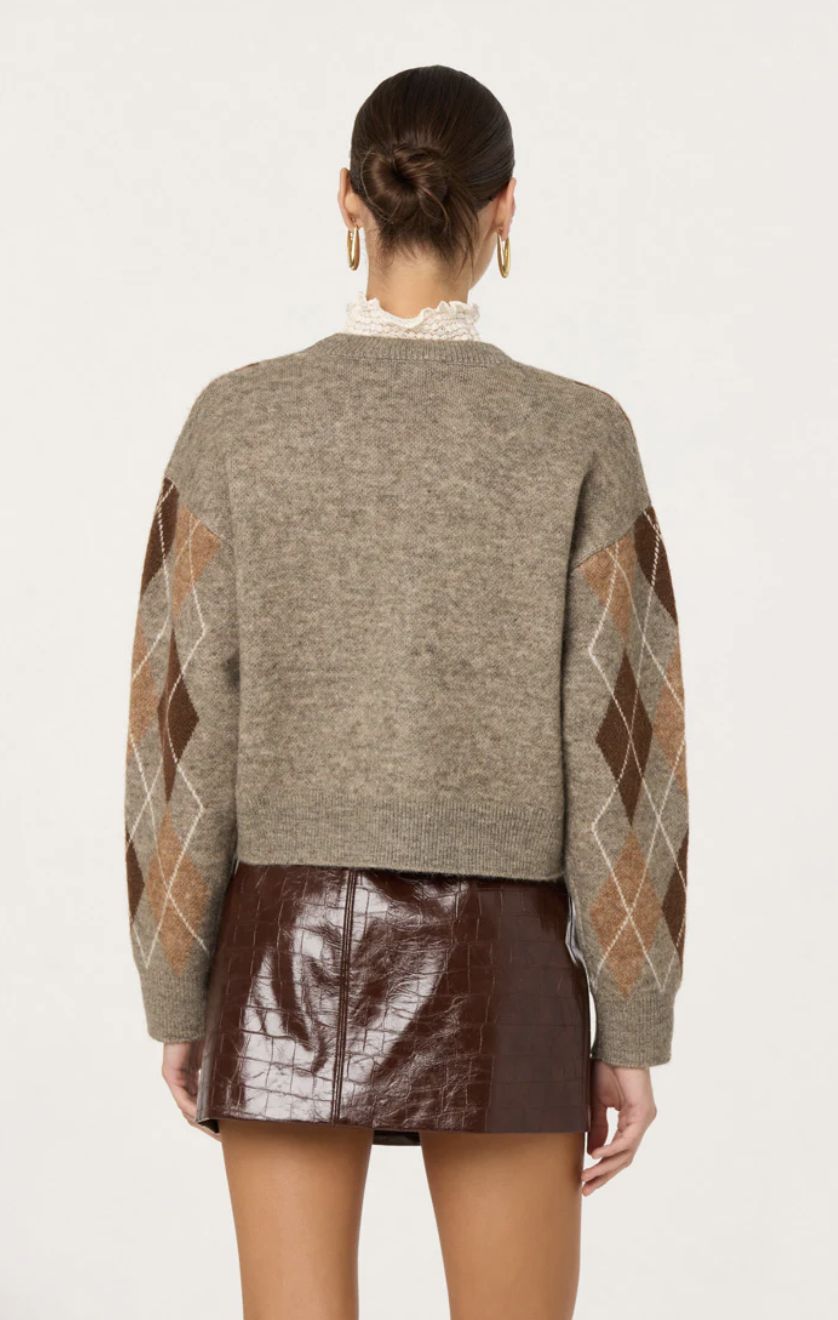 ASTR Ashtyn Argyle Cardigan