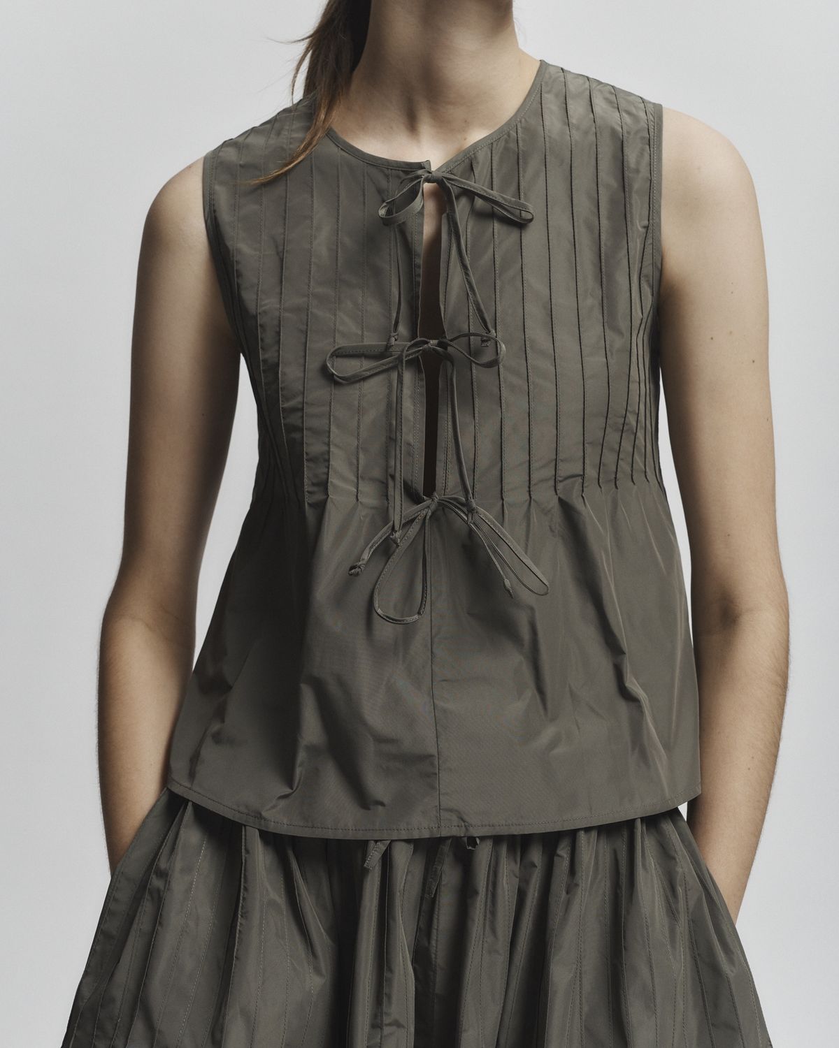 Saint Art Nina Tie Front Top