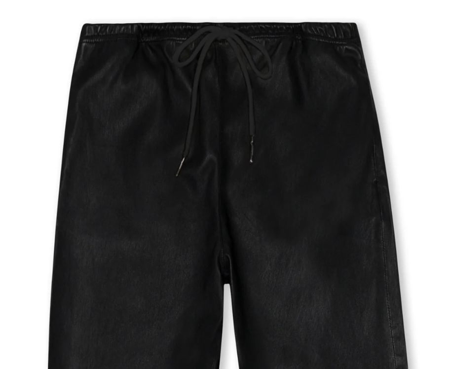 SPRWMN Leather Drawstring Jogger