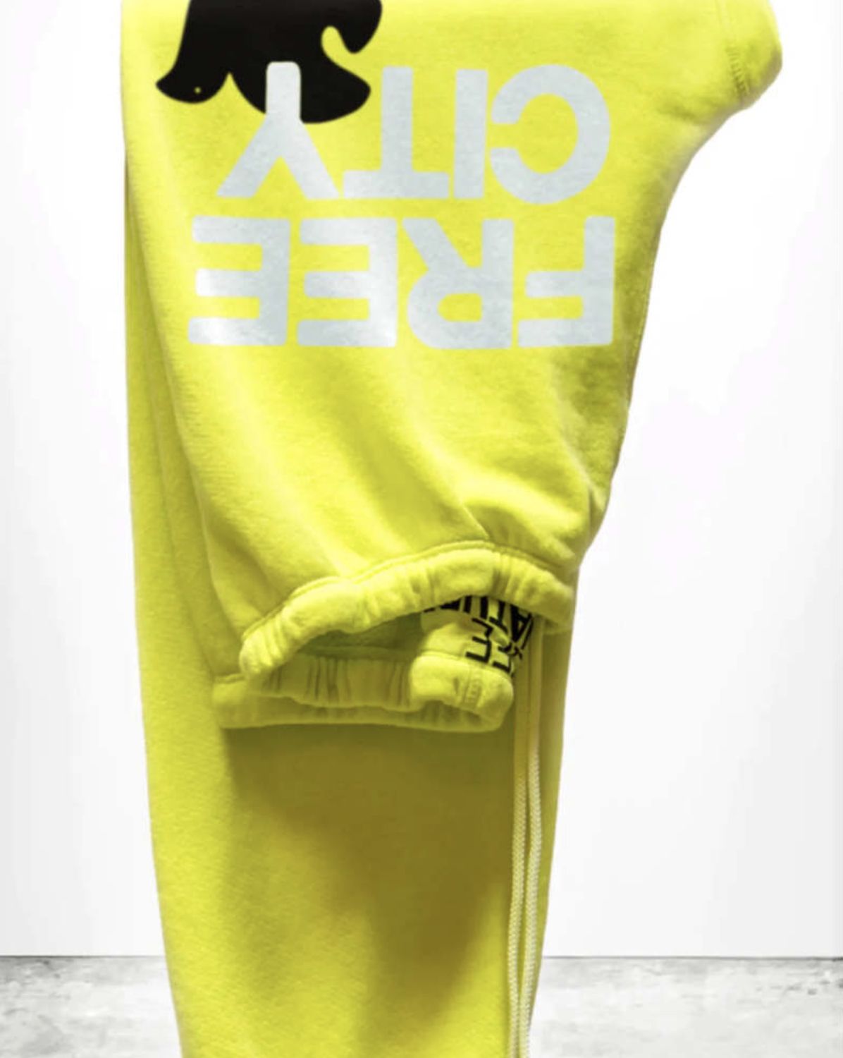 Free City Superfluff Lux Sweatpant in Glow Yellow