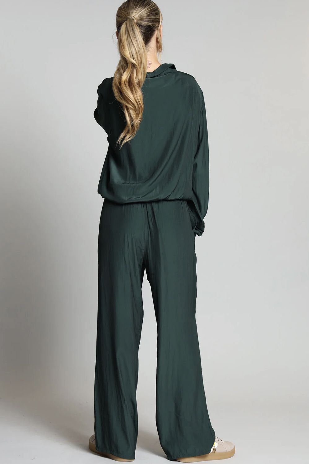 Lola &amp; Sophie D-Satin Drawstring Pant