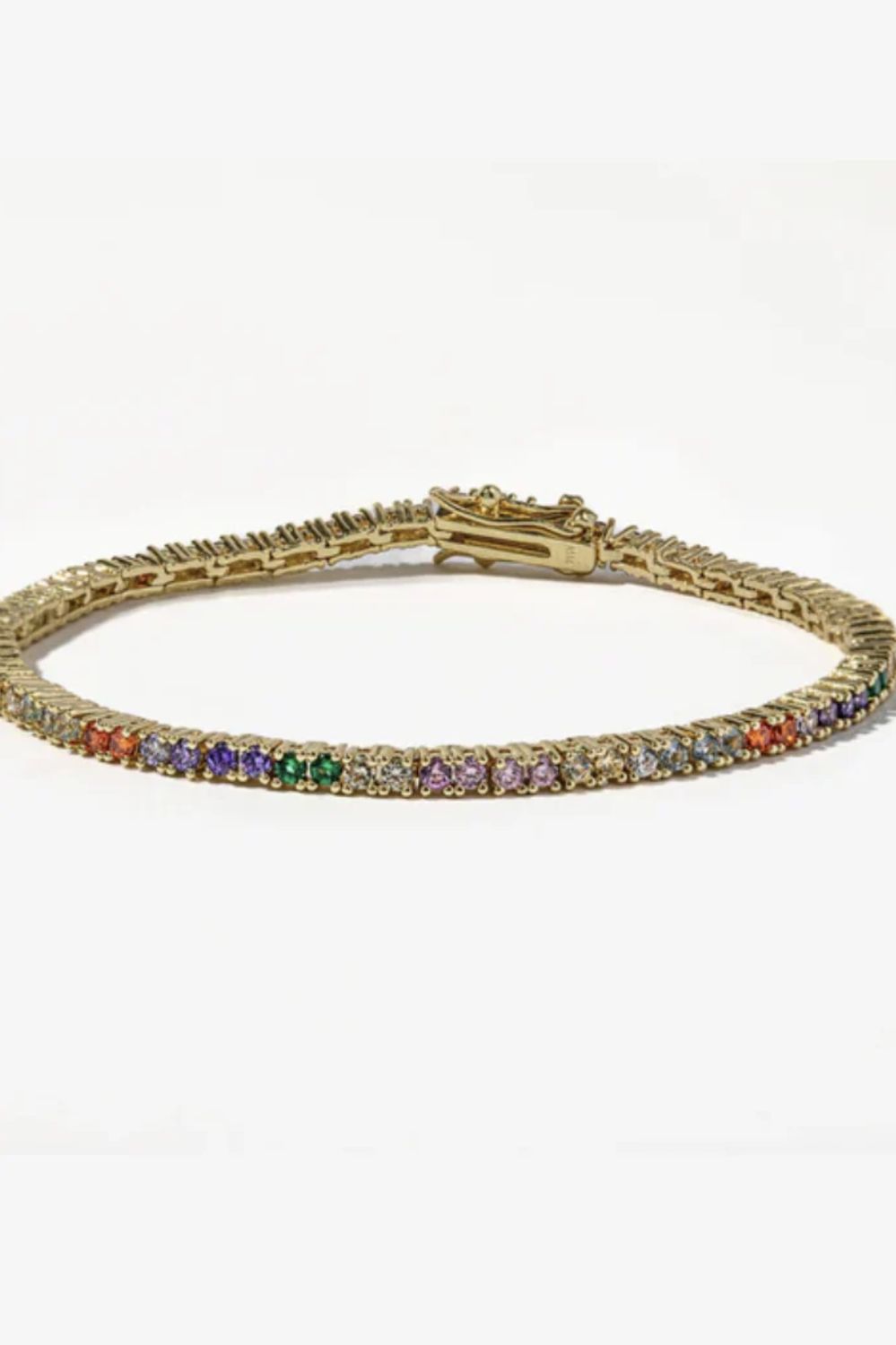 Melinda Maria Rainbow Baby Heiress Tennis Bracelet