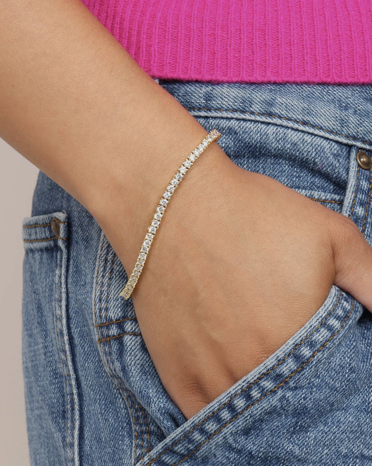 Melinda Maria Heiress Tennis Bracelet