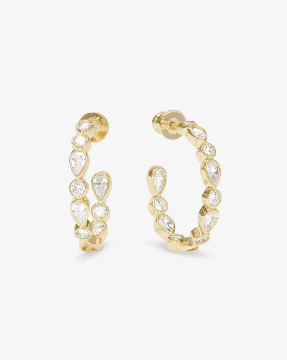 Melinda Maria 1&quot; Isla Gold Hoops