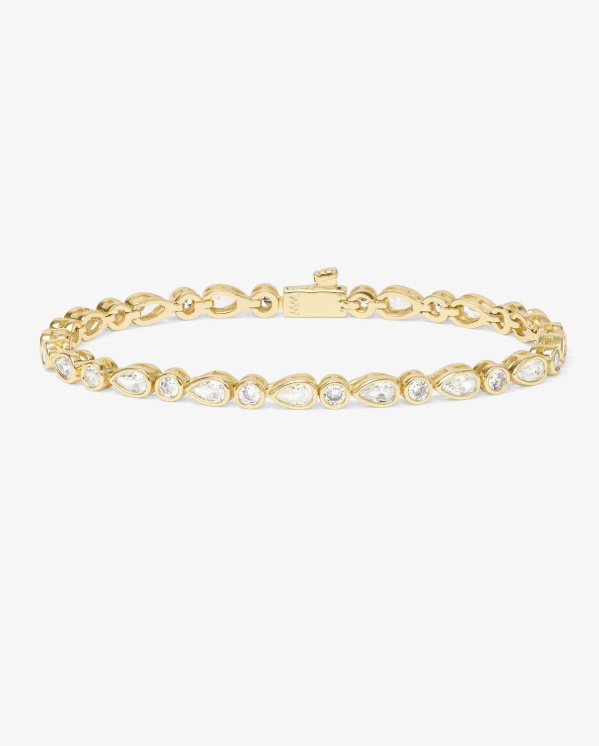 Melinda Maria Gold Isla Tennis Bracelet