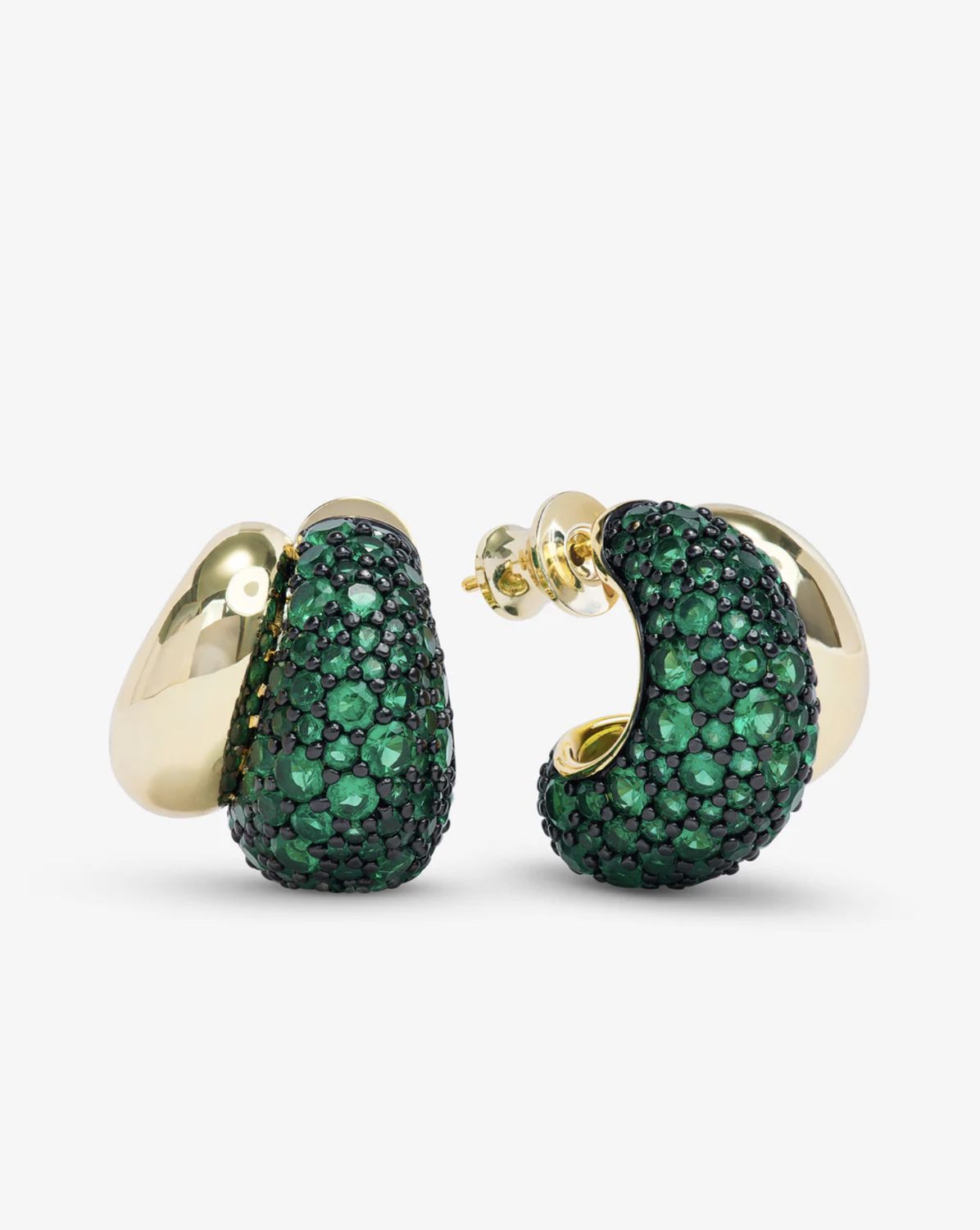 Melinda Maria Norah Loves a Pave Double Hoop