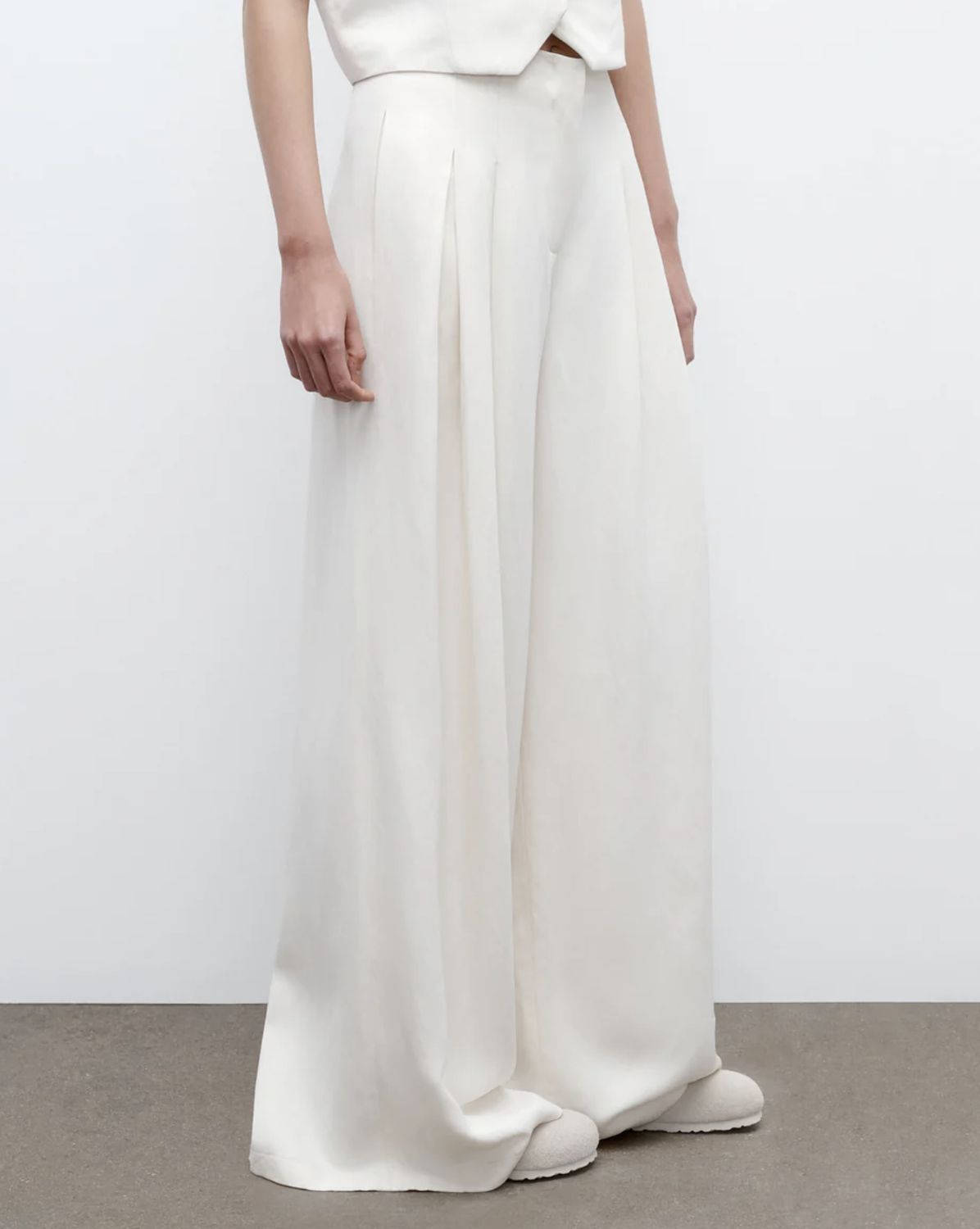 TWP Drew Pant in Bone