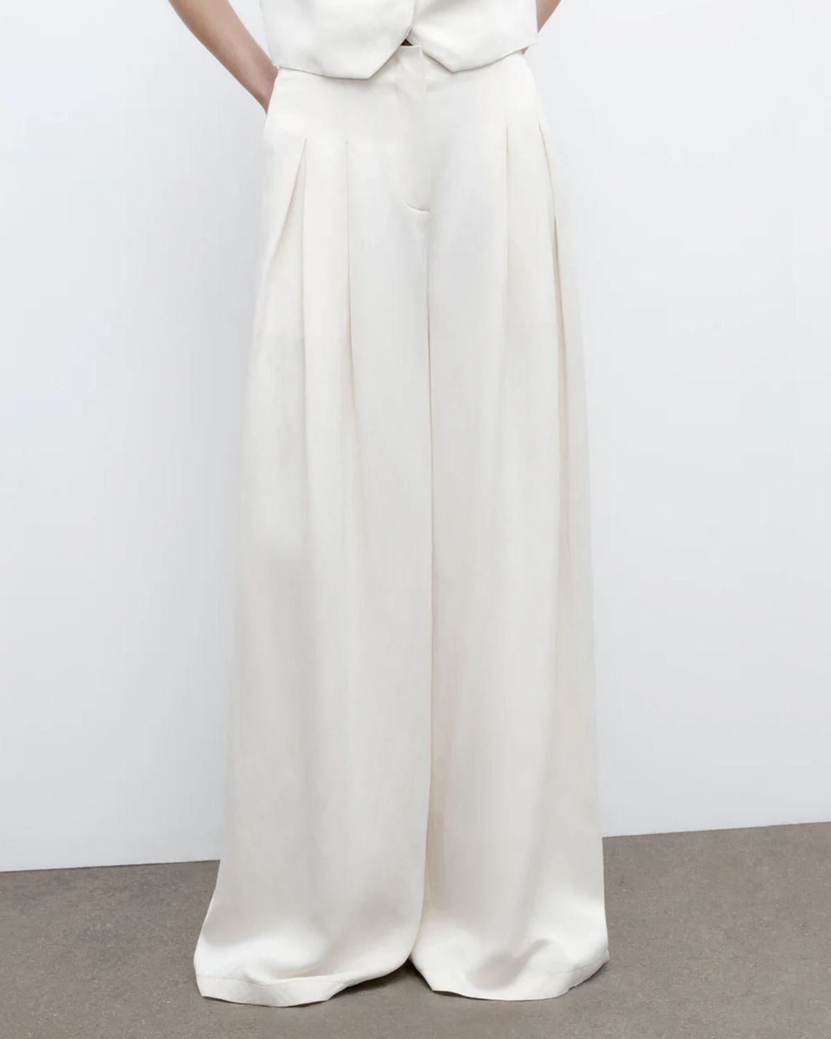 TWP Drew Pant in Bone