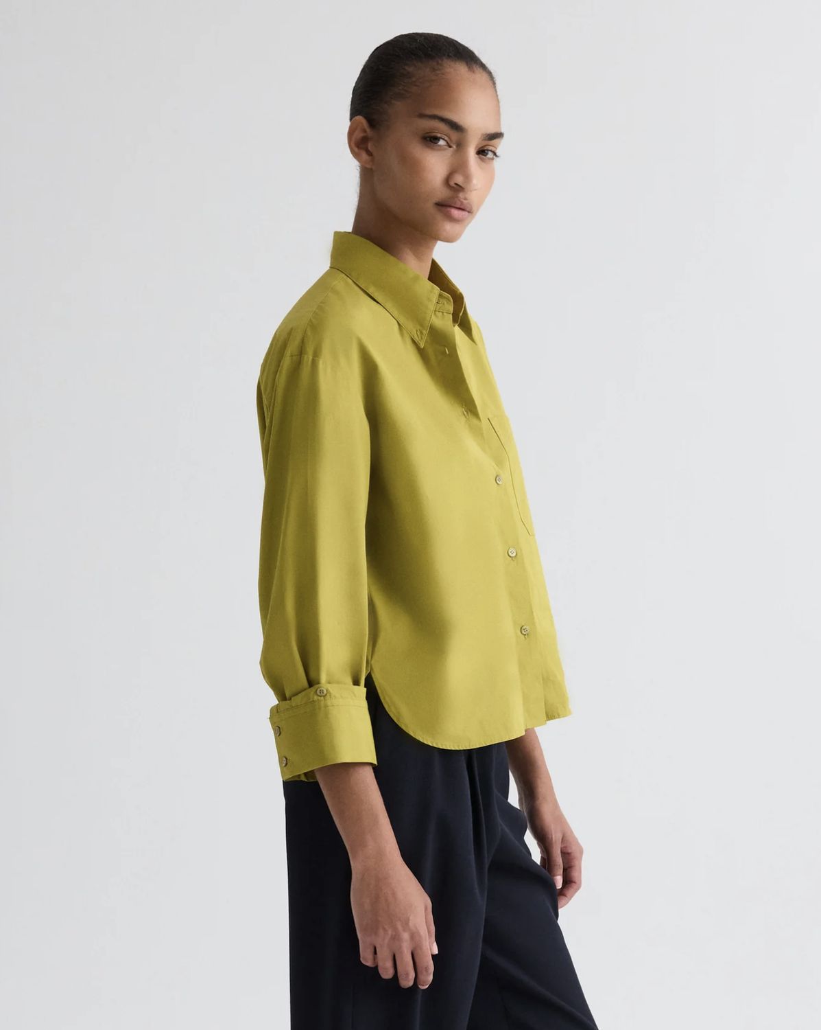 TWP J.D. Shirt in Avocado Oil