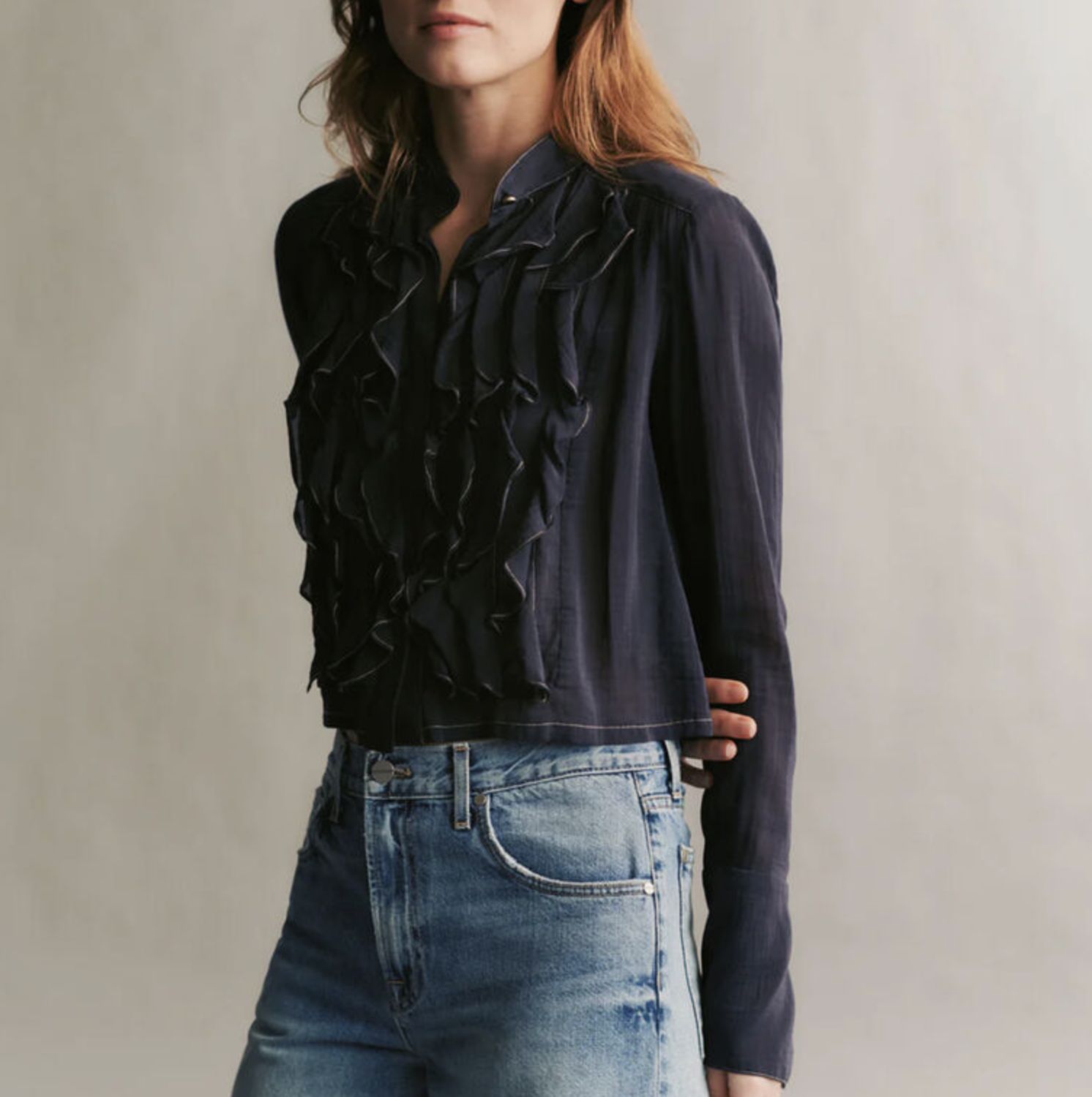 TWP Patti Top in Midnight