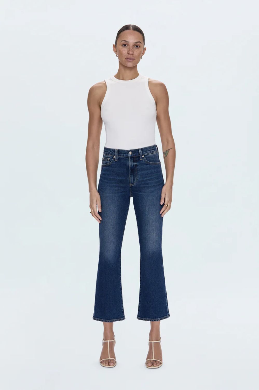 Pistola Lennon High Rise Crop Jean in Broadway