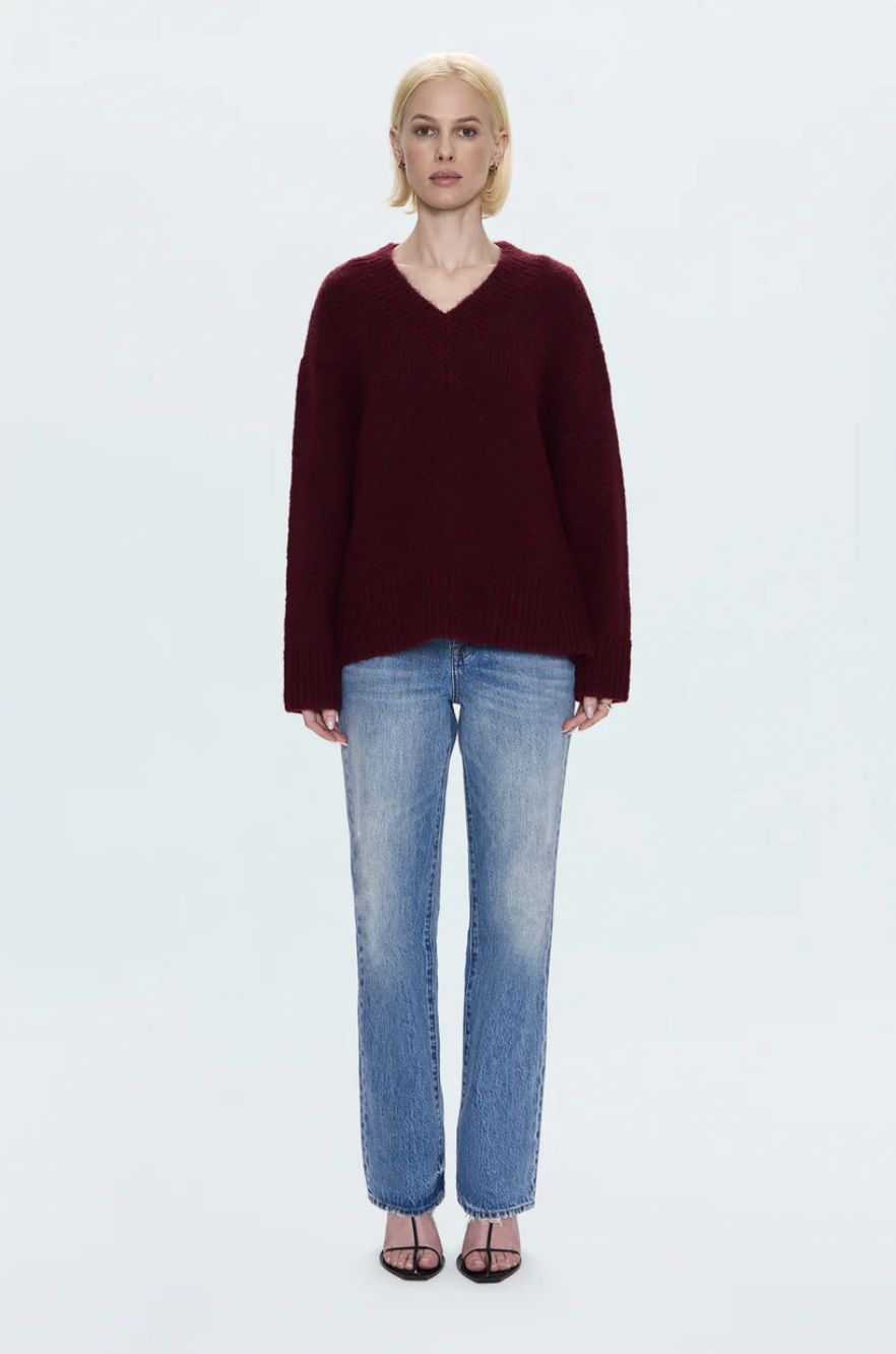 Pistola Talia Chunky V-Neck Sweater