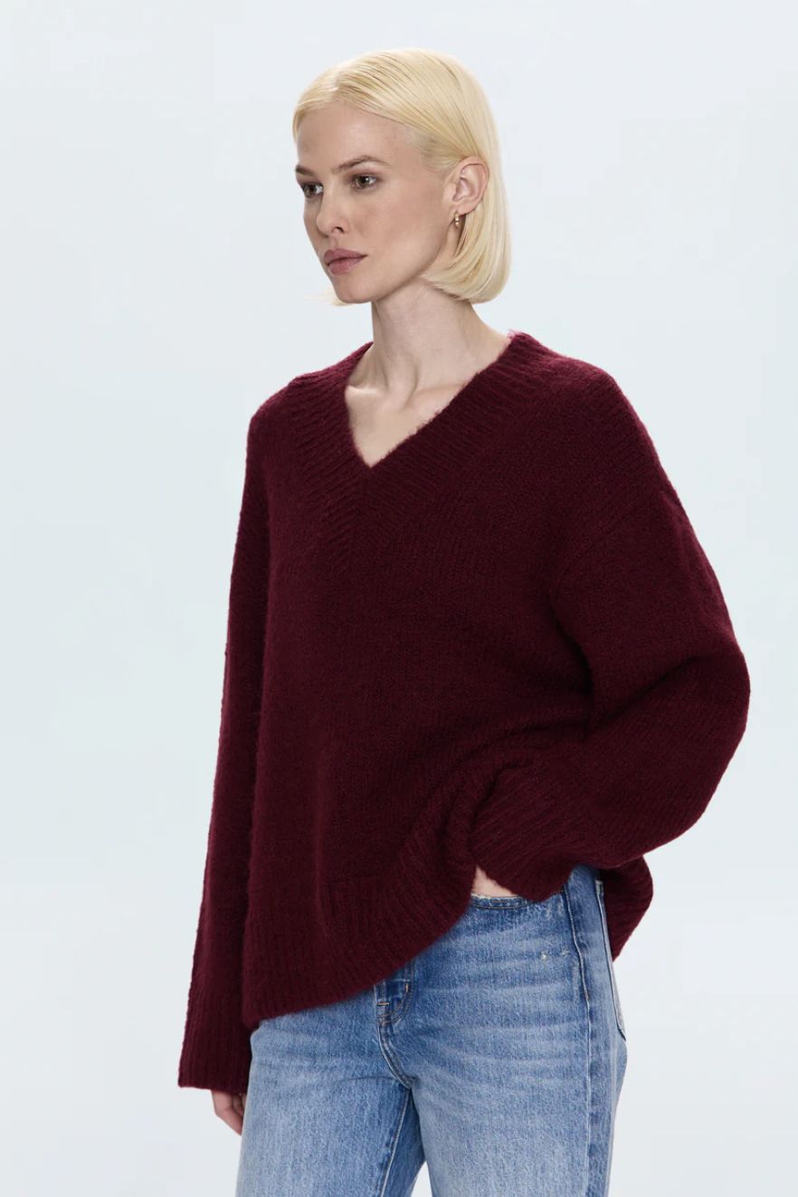 Pistola Talia Chunky V-Neck Sweater