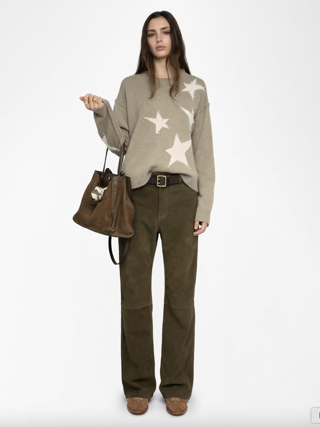 Zadig &amp; Voltaire Markuz Stars Outline Sweater