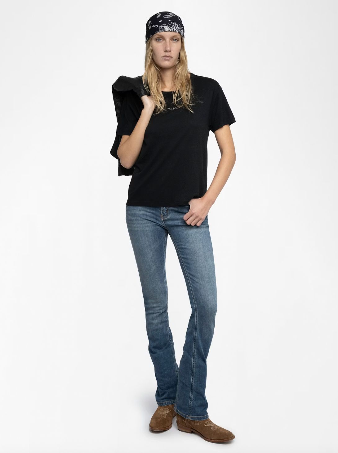 Zadig &amp; Voltaire Marta Diamanté Wings Tee