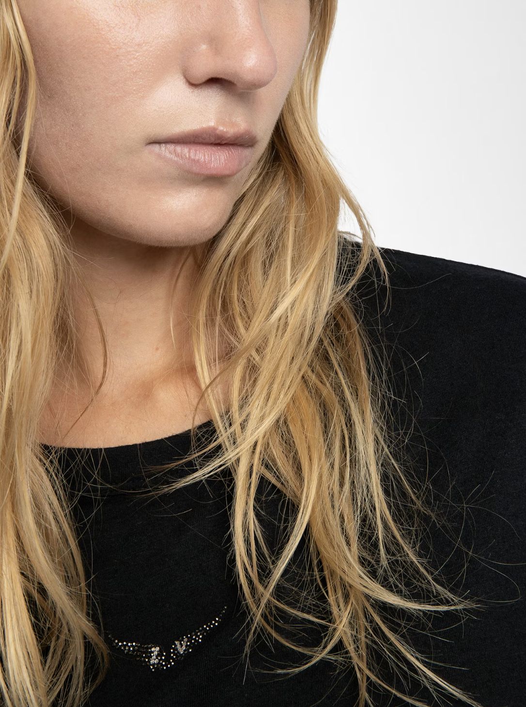 Zadig &amp; Voltaire Marta Diamanté Wings Tee