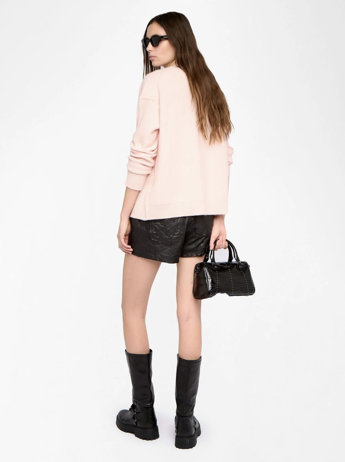 Zadig &amp; Voltaire Mirkaz Flowing Hearts Cashmere Cardigan