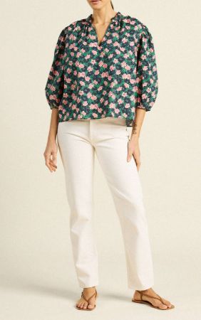 Trovata Orly Blouse in Petunia Print