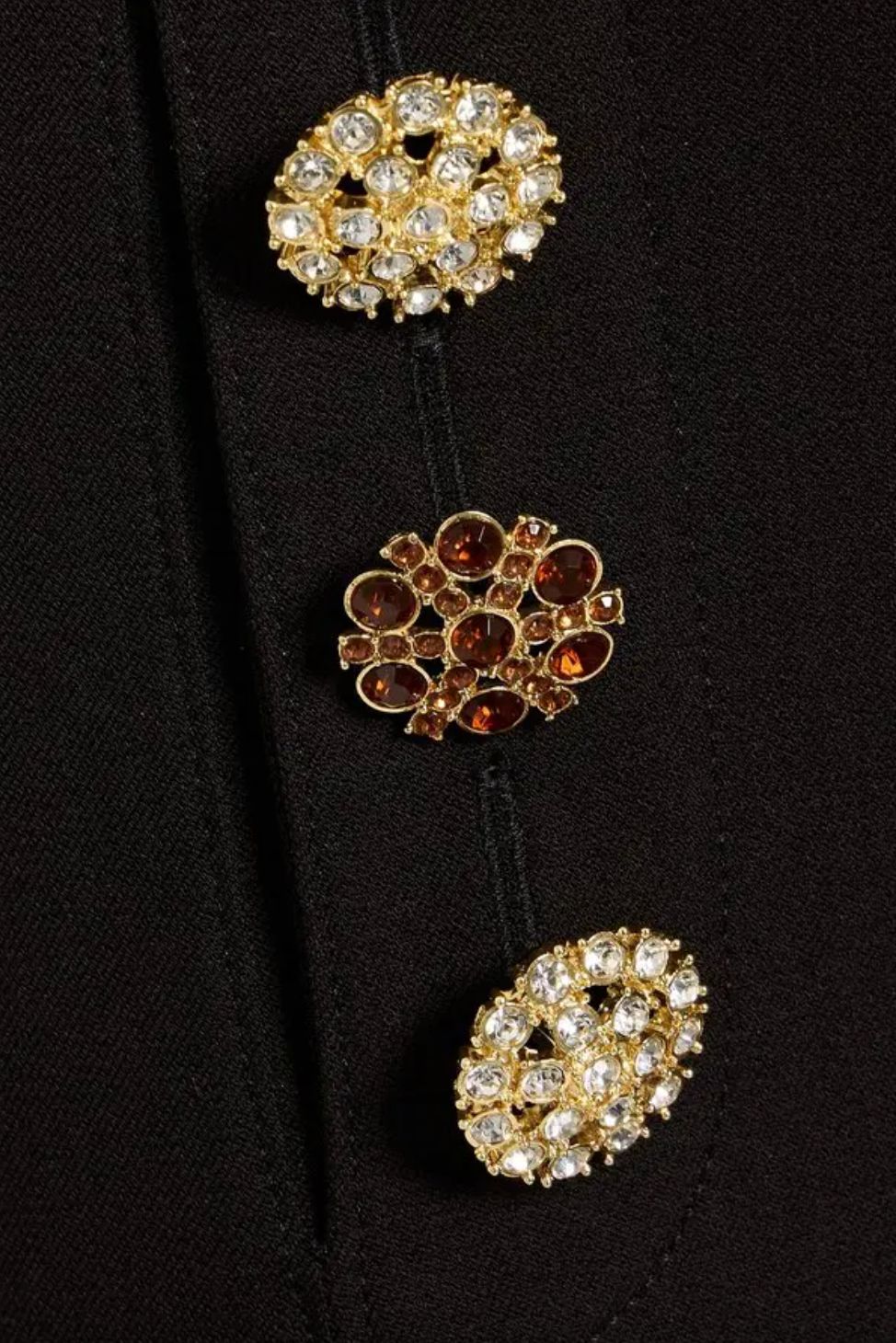 Derek Lam Robertson With Rhinestone Novelty Buttons