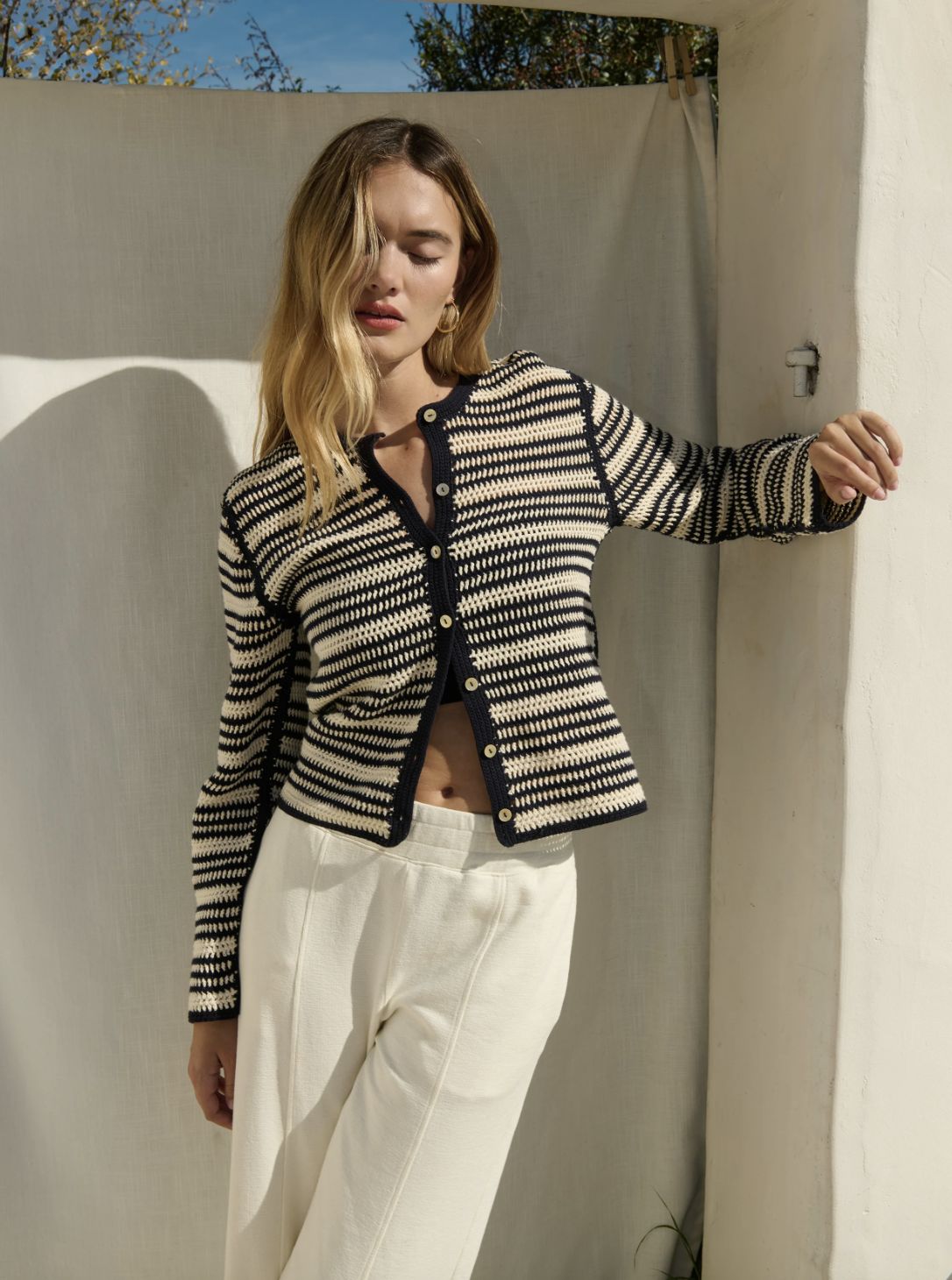 Nation Courtney Crochet Cardigan